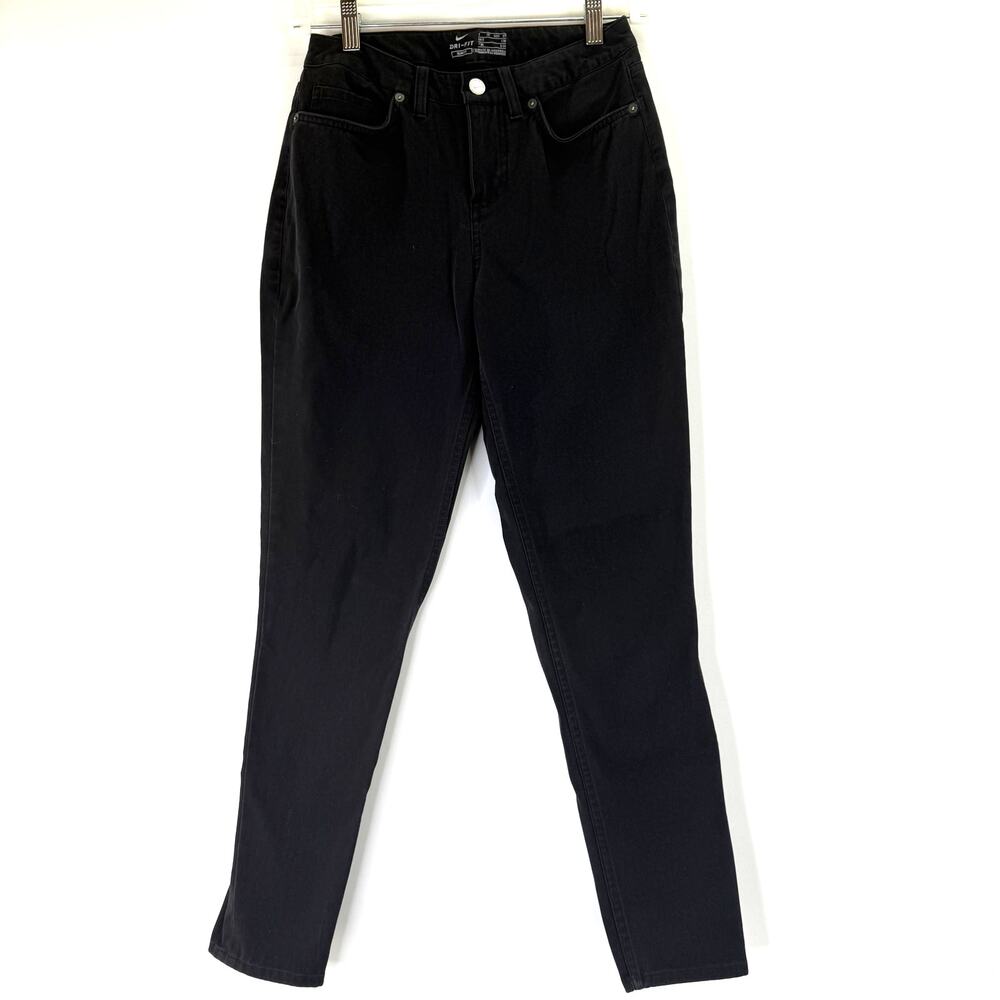 Nike Women's Black Slim Fit Dri-Fit Golf Pants Size 2